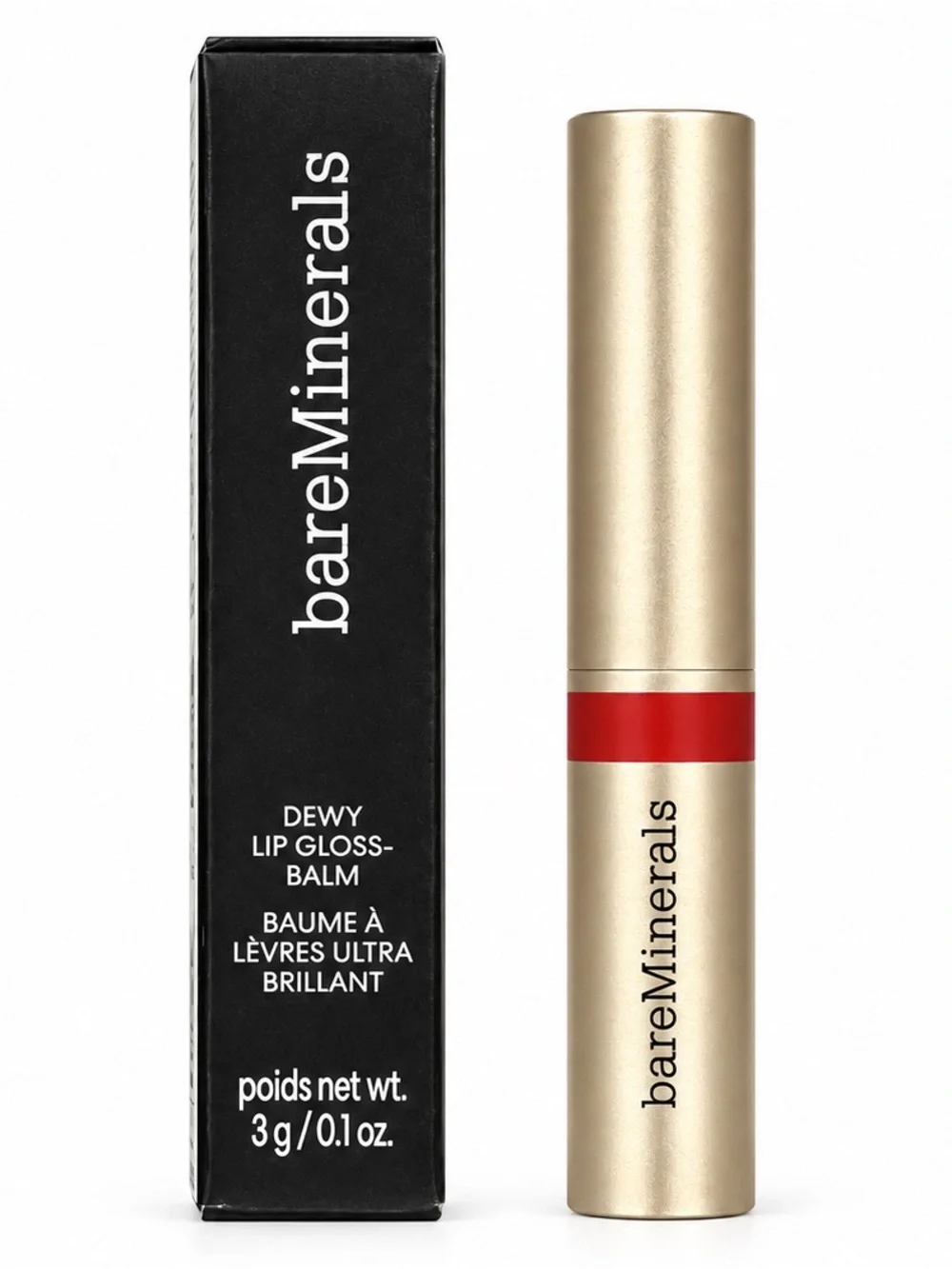 bareMinerals Dewy Lip Gloss-Balm in Affection 3g BRAND NEW IN BOX